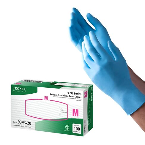 1000 Pack Tronex Nitrile Chemo Exam Gloves ASTM Nitrile Disposable Tronex Gloves Medical Grade Chemical Resistant (Medium) in Kuwait