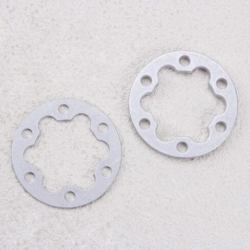 ZORZA 4Pcs Aluminum E-Bike Disc Brake Spacer Kit 6-Hole Universal Bicycle Parts Brake Disc Rotor Washers 2mm/5mm for Cycling Enthusiasts Electric Scooter Gasket Spacer in Saudi Arabia