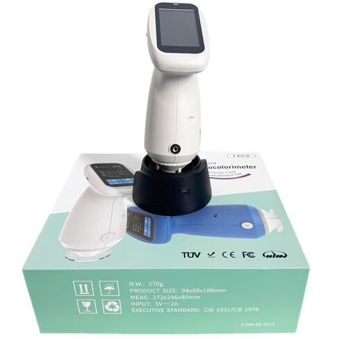 مقياس الألوان الرقمي الطيفي عالي الدقة مع فتحات مزدوجة SCI/SCE Φ4mm /Φ5mm مسطحة وطرف USB قابلية التكرار 0.035 دقة 0.01 500 مجموعة تخزين البيانات in Saudi Arabia