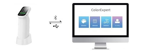 مقياس فرق اللون DS-400، مقياس الطيف الضوئي المحمول، لتحليل ألوان الأقمشة والطلاء، دقة تكرار ممتازة in Kuwait