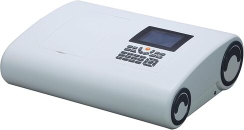 مقياس الطيف الضوئي UV-9000S ذو الشعاع المزدوج للأشعة فوق البنفسجية/VIS، مقياس الطيف الضوئي المرئي فوق البنفسجي، نطاق الطول الموجي 190-1100 نانومتر، عرض النطاق الترددي 0.5/1.0/2.0/4.0 نانومتر، دقة الطول الموجي ±0.3 نانومتر مع برامج الكمبيوتر in Kuwait