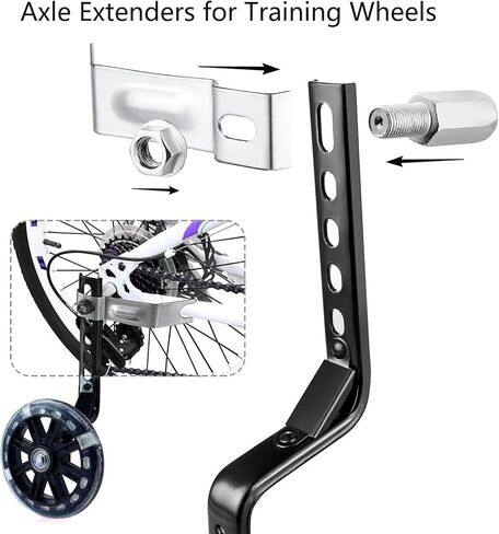 موسعات المحور للعجلات المتحركة، ومسامير تمديد التثبيت لدراجة الأطفال/الدراجة الجبلية مقاس 12,14,16,18,20,22,24 بوصة in Kuwait