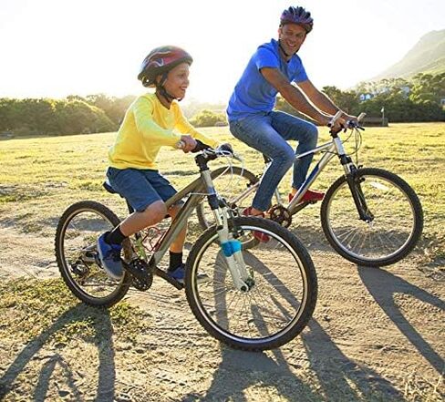 MOL Bicycle Sound Maker Exhaust System,Makes Your Bike Sound Like a Motorcycle（4pcs） (Blue) in Kuwait