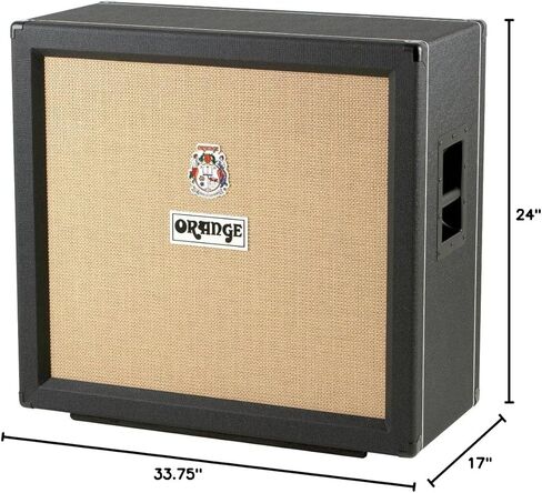 برتقالي PPC412-C - خزانة مستقيمة 240 وات 4 × 12 بوصة - أسود in Saudi Arabia