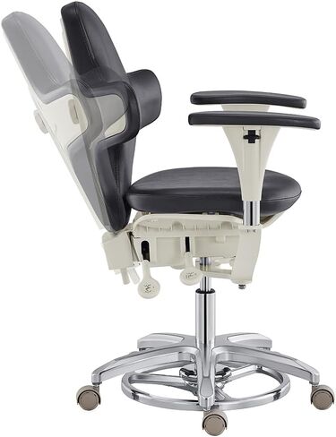 كرسي مجهر مريح من دير، كرسي تجميل طبي للسبا، مقعد دوار للطب الأسنان، مقعد دوار للممارسة الطبية، عسلي in Kuwait