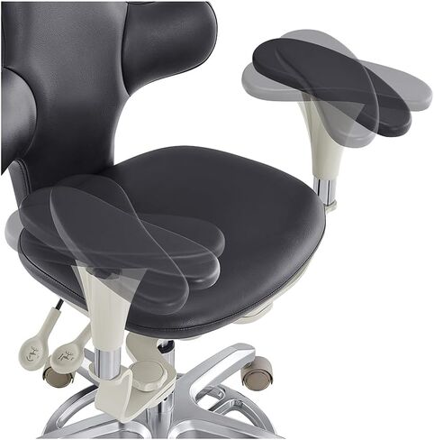 كرسي مجهر مريح من دير، كرسي تجميل طبي للسبا، مقعد دوار للطب الأسنان، مقعد دوار للممارسة الطبية، عسلي in Kuwait