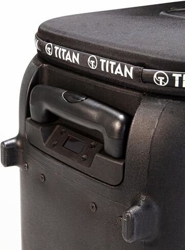 آلة كرات التنس Titan ONE بسعة 130 كرة وتذبذب داخلي | جهاز تحكم عن بعد عبر تطبيق مجاني، سرعة 80 ميلاً في الساعة، محمول بمقبض عربة وعجلات in Kuwait