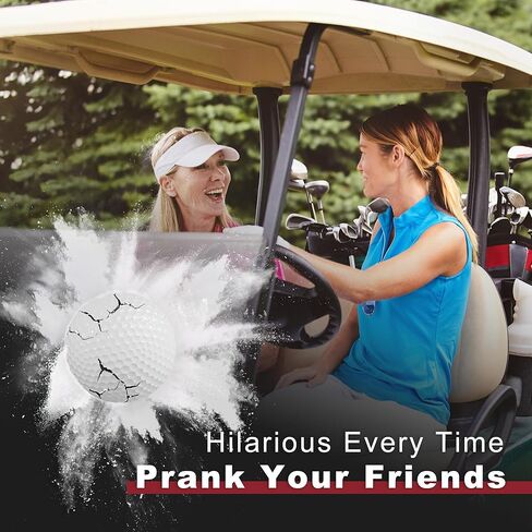 كرات الجولف المتفجرة، 3 عبوات من كرات المقالب - تنفجر عند التأثير، كرات جولف مضحكة صادمة، هدايا لعب الجولف، هدايا الفيل الأبيض للبالغين in Kuwait