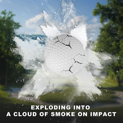 كرات الجولف المتفجرة، 3 عبوات من كرات المقالب - تنفجر عند التأثير، كرات جولف مضحكة صادمة، هدايا لعب الجولف، هدايا الفيل الأبيض للبالغين in Kuwait