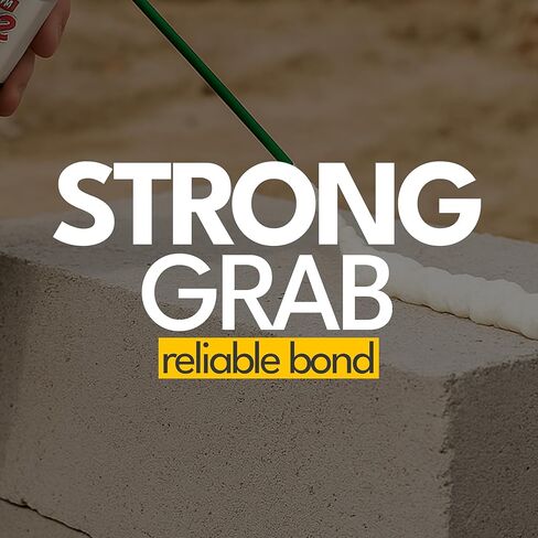 Spray Foam - Grabs in 60 Seconds, Expanding Foam Sealant for Brick, Concrete, Stone & More - Gap Filler with Dual Nozzle + (Gun & Straw) - 26 Oz / 750ml in Kuwait