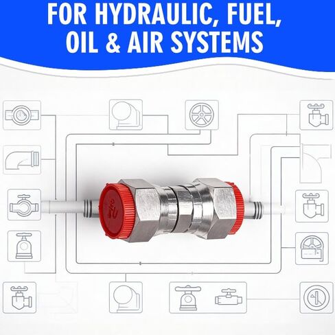 JIC 304 Stainless Steel Female Swivel Union, 3/8“ Female x 3/8" Female in Saudi Arabia