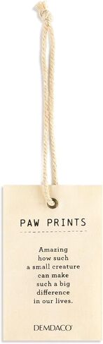 DEMDACO Pawprints Pet Sage Green 7 × 4 جرس مستوحى من الخزف الحجري in Saudi Arabia