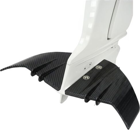 Universal Whale Tail Hydrofoil Stabilizer Fin Kit for Outboard & Stern Drive Motors (5-150 HP) - Enhance Performance & Stability (Classic Black) in Saudi Arabia