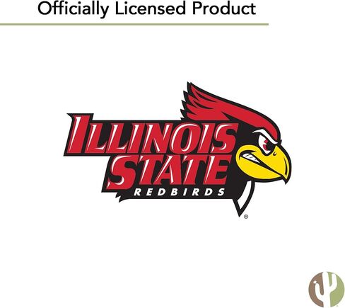 ربطة عنق من Desert Cactus Illinois State University ISU Redbirds 100% بوليستر مع شعار، مرخصة رسميًا (النمط A) in Saudi Arabia
