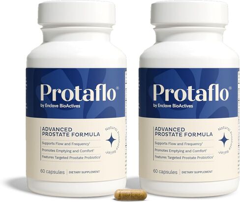 Prostate Supplements for Men 2 Pack - Supports Urinary Flow & Bladder Control | Probiotics + Black Walnut, Nettle, Turmeric, Lycopene, Pumpkin Seed, Vitamin D3 & K2, Zinc + Selenium, 60 Caps in Saudi Arabia