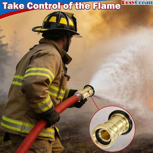 1 بوصة NPSH خرطوم حريق فوهة النحاس معدات الحريق الصناعية الثقيلة واجب رذاذ جت فوهة الضباب in Kuwait