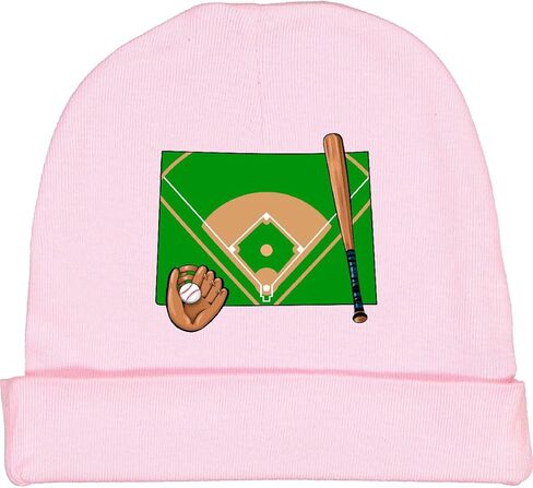inktastic Colorado Baseball Diamond with Bat and Glove Baby Beanie Hat in Saudi Arabia