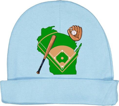 قبعة البيسبول إنكتاستيك ويسكونسن مع مضرب وقفاز قبعة صغيرة للأطفال in Kuwait