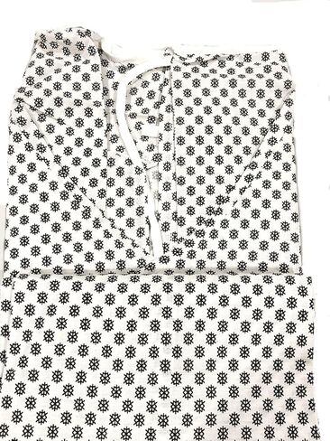 Economy-Grade Medical Patient Gown, Designed for Hospitals, clinics, and Home Care Settings - White (12) in Kuwait