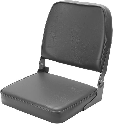 Folding Boat Seat, Thick Marine Grade Foam Padding with Aluminum Alloy Hinges, Lightweight Foldable Chair for Bass Boat Canoe Pontoon in Kuwait