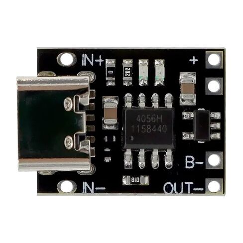Type-C USB Ultra-Small Lithium Battery Charging Panel 1A Ternary Lithium Battery 3.7V 4.2V Charger Module with Protection Board(2pcs) in Saudi Arabia