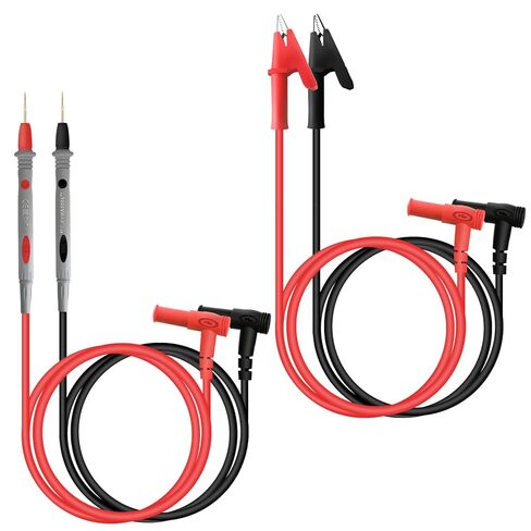 3.3FT/100.5cm Multimeter Alligator Clips Leads, 4mm Banana Plug to Alligator Clips for Electrical Testing, Test Leads 1000V 20A in Kuwait