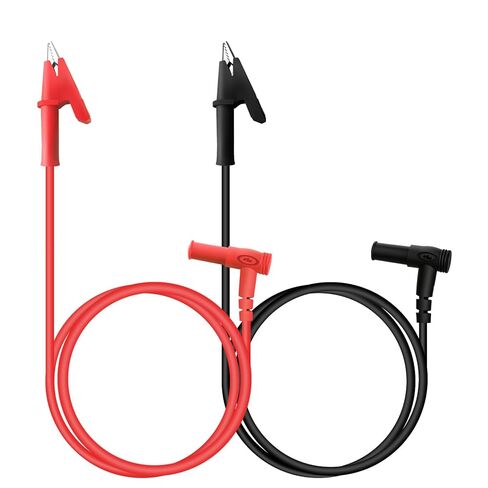 3.3FT/100.5cm Multimeter Alligator Clips Leads, 4mm Banana Plug to Alligator Clips for Electrical Testing, Test Leads 1000V 20A in Saudi Arabia