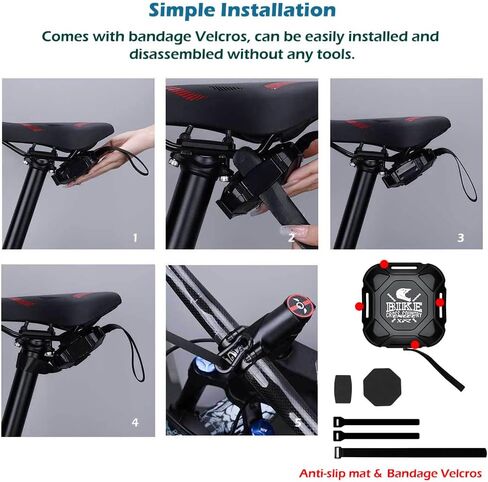 حبل سحب الدراجة بطول 8.2أقدام، حبل جر قابل للسحب مع صندوق حبل، أدوات مقطورة لركوب الدراجات في الهواء الطلق محمولة خلف جهاز جر الدراجة الجبلية وحبل سحب للوالدين والطفل in Kuwait