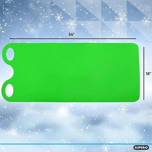 Superio Snow Slider Mat, Flexible Snow Sled Flying Carpet, Roll up Sleds for Kids 36" / Adults 54" Lightweight Plastic Snowboard Sled, 1 Pack in Saudi Arabia