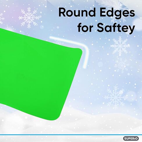 Superio Snow Slider Mat, Flexible Snow Sled Flying Carpet, Roll up Sleds for Kids 36" / Adults 54" Lightweight Plastic Snowboard Sled, 1 Pack in Saudi Arabia
