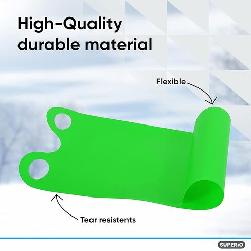 Superio Snow Slider Mat, Flexible Snow Sled Flying Carpet, Roll up Sleds for Kids 36" / Adults 54" Lightweight Plastic Snowboard Sled, 1 Pack in Saudi Arabia