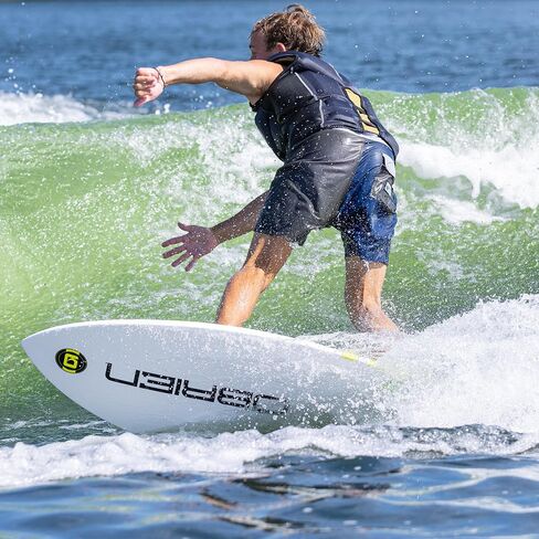 O'Brien Haze V4 Wakesurf Board – 52" or 57" | Surf-Style, Compression Molded, Rounded Square Tail, Split EVA Pad, FCS Fin Compatible in Saudi Arabia