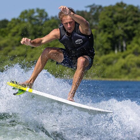 O'Brien Haze V4 Wakesurf Board – 52" or 57" | Surf-Style, Compression Molded, Rounded Square Tail, Split EVA Pad, FCS Fin Compatible in Saudi Arabia