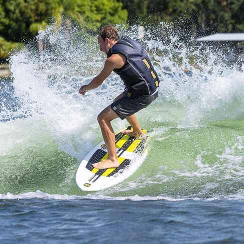 O'Brien Haze V4 Wakesurf Board – 52" or 57" | Surf-Style, Compression Molded, Rounded Square Tail, Split EVA Pad, FCS Fin Compatible in Saudi Arabia