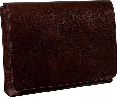 Time Resistance Leather Messenger Bag for Men - Crossbody Bag - Full Grain Leather - Tablet Sized Shoulder Bag in Kuwait