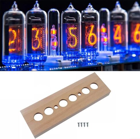 6 أرقام In14 Nixie أنبوب ساعة إلكترونية لتقوم بها بنفسك عدة ، مع إضاءة خلفية Rgb ، لـ Dc12v 187x48 مللي متر Pcb ملحقات لوحة دوائر كهربائية in Kuwait