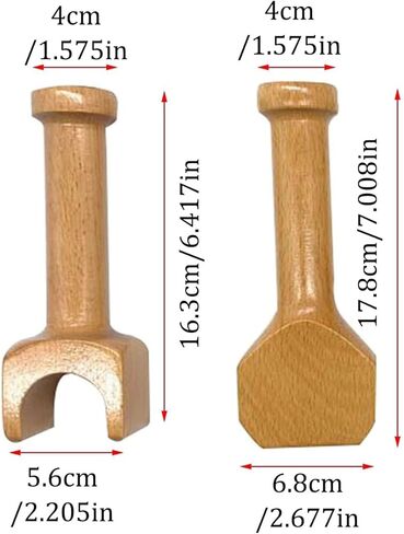 Hammer Spine Set,Chiropractic Hammer,Chiropractic Adjustment Hammer,Chiropractic Chisel,Solid Wood Material,Smooth Structure,for People with Insufficient Sleep and Physical Fatigue in Kuwait