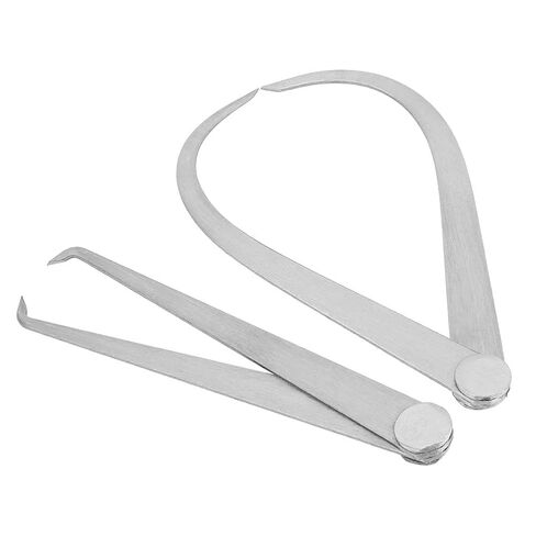 lyrlody 2pcs 6 بوصة الفرجار الطين، الفولاذ المقاوم للصدأ الميكانيكي داخل الفرجار الخارجي أدوات قياس مجموعة لقياس طول الاسطوانة الداخلية ضياء الأخدود العرض in Saudi Arabia
