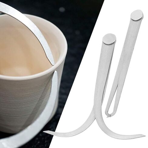 lyrlody 2pcs 6 بوصة الفرجار الطين، الفولاذ المقاوم للصدأ الميكانيكي داخل الفرجار الخارجي أدوات قياس مجموعة لقياس طول الاسطوانة الداخلية ضياء الأخدود العرض in Saudi Arabia