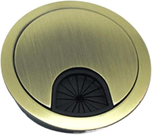 Desk Grommet,Cable Grommet Cable Grommet， 8pcs/Pack Computer Grommet Table Cable Outlet Port Surface Line Box Zinc Alloy Desk Wire Hole Cover(Red Bronze) in Saudi Arabia