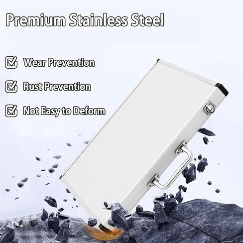 13pcs Welding Gauge Tool Set, Metric Welding Inspection Kit with Carry Case, Weld Seam Measuring Ruler for Industrial Use, Durable and Portable Welding Tools in Saudi Arabia