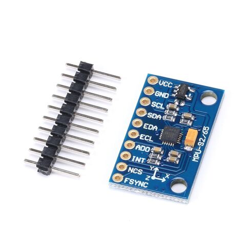 MPU9250 9-Axis 16-Bit Sensor Module with Gyroscope, Accelerometer, Magnetometer for Attitude Detection, IIC/SPI Interface in Saudi Arabia