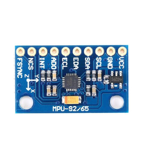 MPU9250 9-Axis 16-Bit Sensor Module with Gyroscope, Accelerometer, Magnetometer for Attitude Detection, IIC/SPI Interface in Saudi Arabia