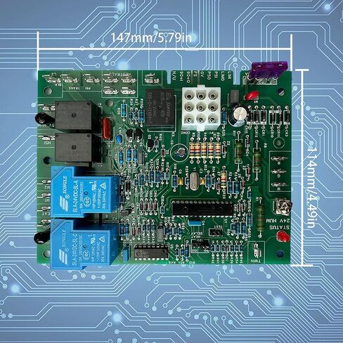 استبدال لوحة التحكم في الفرن لـ ICM280 Good-man B1809906 B1809908 B1809910 B1809313 – يناسب UT-EC 1012-933D، Te-xas Instruments 41F-5، White-Rodgers 50T35-730 50T35-743 in Kuwait