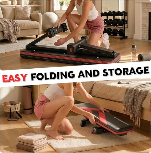 Flat Bench, Foldable Flat Weight Bench for Exercise Workout, 700LBS Easy Assembly for Strength Training at Home Gym in Saudi Arabia
