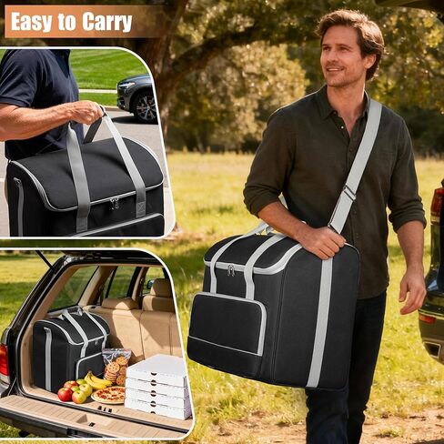 حقيبة سفر YARWO متوافقة مع ماكينة Ninja Slushie FS301، FS300 وFS299، حقيبة حمل مقاومة للماء مع فواصل مرنة ولوحة لآلة العصير، الزجاجة، الأكواب، مناسبة للسفر والتخييم والحفلات in Kuwait