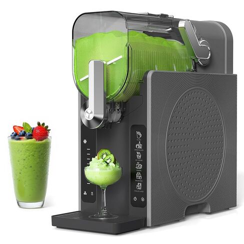 Slushie Machine, Slushy for Home No Ice Need, Professional Frozen Drink Maker & Margarita Machine, 6 Presets for Milkshakes, Frappés, Slush, Ice Cream, Black in Saudi Arabia