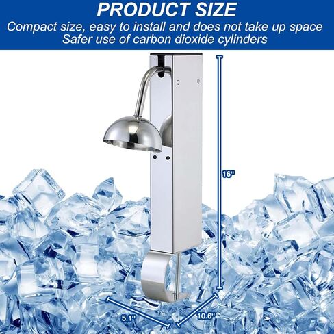 Stainless Steel Ice Cup Machine, 6s Rapid Cooling Glass Froster Cooler, Freezer for Cups and Glasses in Kuwait