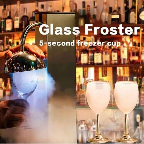 Glass Froster,Upright Wine Glass Chiller,CO2 Glass Chiller/Freezer for Cups and Glasses,Instantly Chill The Glasses in Seconds for Bar,Restaurant,Kitchen in Kuwait