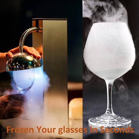 Glass Froster,Upright Wine Glass Chiller,CO2 Glass Chiller/Freezer for Cups and Glasses,Instantly Chill The Glasses in Seconds for Bar,Restaurant,Kitchen in Kuwait